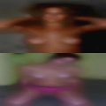 With horny woman over